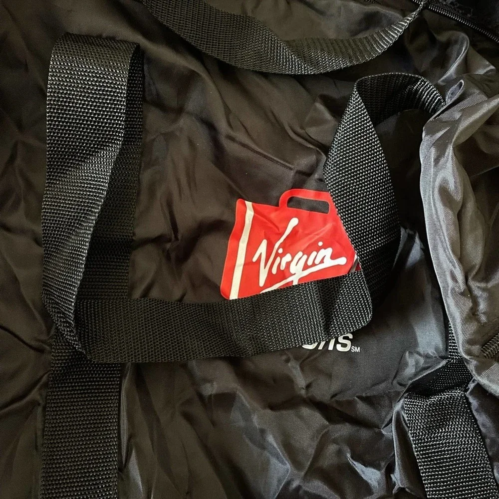 Virgin Vacation Sport/Soccer/Travel Black Tote Bag